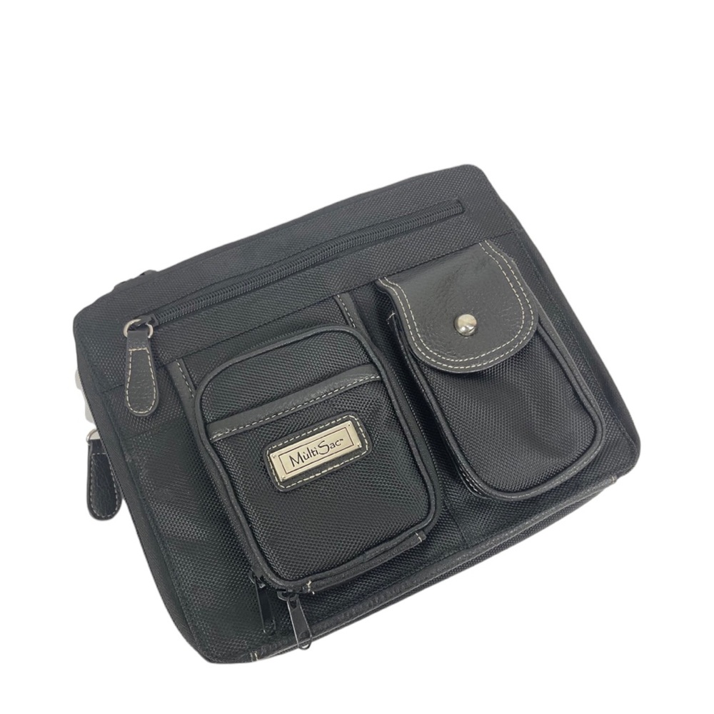 MultiSac Black Nylon Handbag